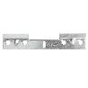 COLGADOR OCULTO REGULABLE SCARPI-4 CON 3 REGULACIONES - ZAMAK ZINCADO PARA MUEBLES ALTOS DE COCINA Y BAÑO