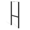 PATA ESCRITORIO H650 A220 20X20 NG.MATE (CAJA 2)