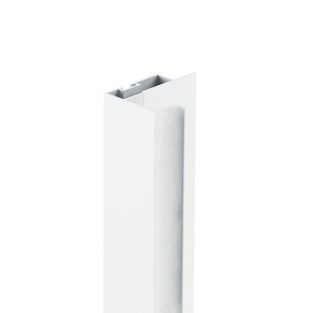 PERFIL TIRADOR KA16 SP16 NEGRO MATE-BLANCO MATE 2,60M ACABADO BLANCO MATE