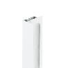 PERFIL TIRADOR KA16 SP16 NEGRO MATE-BLANCO MATE 2,60M ACABADO BLANCO MATE