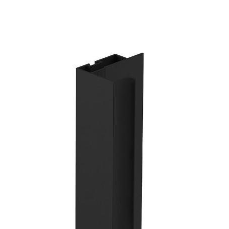 PERFIL TIRADOR KA16 SP16 NEGRO MATE-BLANCO MATE 2,60M ACABADO NEGRO MATE (CAJA 2)