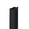 PERFIL TIRADOR KA16 SP16 NEGRO MATE-BLANCO MATE 2,60M ACABADO NEGRO MATE (CAJA 2)