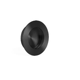 TIRADOR UÑERO PARA PUERTA CORREDERA Ø65MM ACABADO NEGRO INOX