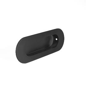 TIRADOR UÑERO PUERTA CORREDERA 120X40 NEGRO INOX