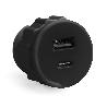 MÓDULO CONEXIÓN TOP-UXB A/C Ø30 ACABADOS NEGRO / BLANCO ACABADO NEGRO