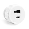 MÓDULO CONEXIÓN TOP-UXB A/C Ø30 ACABADOS NEGRO / BLANCO ACABADO NEGRO