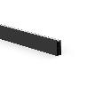TUBO STOR RECTANGULAR 30-12 MODELO OPTIMA + ACABADO MOCCA, BLANCO, NEGRO Y ANTRACITA ACABADO NEGRO