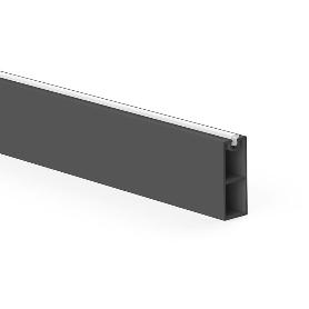 TUBO STOR RECTANGULAR 30-12 MODELO OPTIMA + ACABADO MOCCA, BLANCO, NEGRO Y ANTRACITA ACABADO ANTRACITA (CAJA 2)