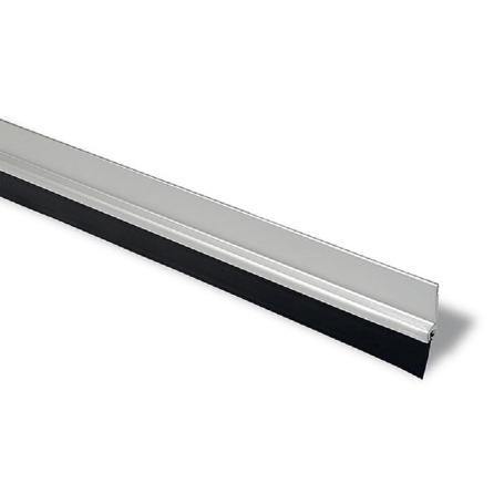 BURLETE ADHESIVO ALUMINIO GOMA 100CM BLANCO SOBREPONER B82720D
