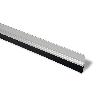 BURLETE ADHESIVO ALUMINIO GOMA 100CM BLANCO SOBREPONER B82720D