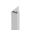 PERFIL VERTICAL ATENEO 2,75M ACABADOS DISPONIBLES BLANCO MATE, PLATA MATE Y NEGRO ACABADO PLATA MATE (CAJA 2)