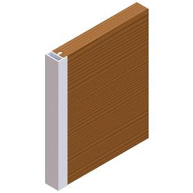PERFIL VERTICAL ATENEO 2,75M ACABADOS DISPONIBLES BLANCO MATE, PLATA MATE Y NEGRO ACABADO BLANCO MATE (CAJA 2)