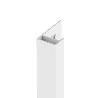 PERFIL VERTICAL ATENEO 2,75M ACABADOS DISPONIBLES BLANCO MATE, PLATA MATE Y NEGRO ACABADO BLANCO MATE (CAJA 2)