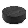 TOPE PUERTA PUK 65X24MM NEGRO MATE MADERA  FRESNO LACADO NEGRO MATE