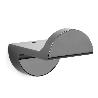 PERCHA ZETT 50X50MM NIQUEL NEGRO BRILLO ZAMAK