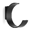 PERCHA BIRDD 25X80MM NEGRO MATE/NG MATE ZAMAK