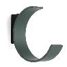 PERCHA BIRDD 25X80MM NEGRO MATE/VERDE FORES ZAMAK