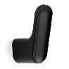 PERCHA LUV 17X50MM NEGRO MATE ZAMAK