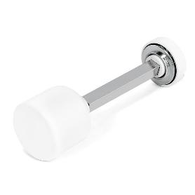 MULETILLA DESBLOQUEO PUNTO D25 CROMO SATINADO, NEGRO, BLANCO ACABADO BLANCO