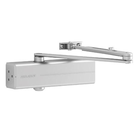 CUERPO CIERRAPUERTAS TESA DC140 ACABADOS BLANCO, PLATA Y NEGRO ACABADO PLATA