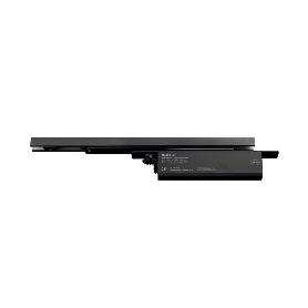 CIERRAPUERTAS EMBUTIDO AERO CAM ML.21.813 | ACABADOS GRIS RAL 9006 Y NEGRO ACABADO NEGRO