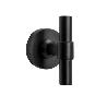 MANILLA ROSETA T 80MM Ø50 ACABADO NEGRO MATE, LATON MATE, NIQUEL SATINADO ACABADO NEGRO MATE