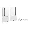 MANILLA WAVE PUERTA CORREDERA CIEGA CROMO SATINADO ESPESOR HASTA 60MM ACABADO CROMO SATINADO
