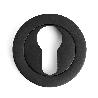 BOCALLAVE ZAMAK Ø50X10MM ACABADO CUERO, PULILLO BRILLO, LATON MATE, NIQUEL SATINADO, NEGRO. ACABADO NEGRO