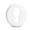 BOCALLAVE ZAMAK Ø50X5MM ACABADO NEGRO, LATON MATE, CROMO, BLANCO, ANTRACITA ACABADO BLANCO