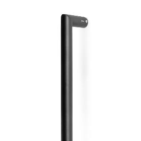 MANILLÓN INOX MODELO ATOLL ACABADO NEGRO / INOXIDABLE - ACERO INOXIDABLE PARA PUERTAS DE PASO O ENTRADA ACABADO NEG