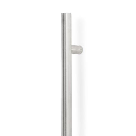 MANILLÓN INOX MODELO LAND NEGRO / EFECTO INOX - TUBULAR RECTO PARA PUERTAS DE PASO Y ENTRADA ACABADO EFECTO INOX DI