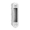 CERRADERO ALUTOP XT PUERTA ALUMINIO ACABADO CROMO CEPILLAD