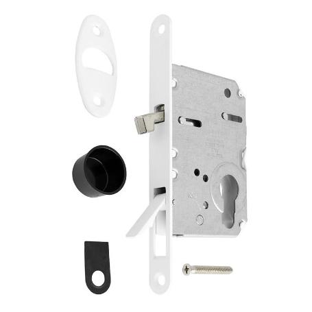PICAPORTE MAGNÉTICO WAVE E50 PUERTA CORREDERA - CROMO SATINADO, NEGRO MATE O BLANCO MATE ACABADO BLANCO MATE