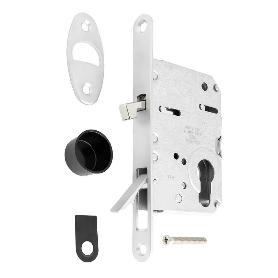 PICAPORTE MAGNÉTICO WAVE E50 PUERTA CORREDERA - CROMO SATINADO, NEGRO MATE O BLANCO MATE ACABADO CROMO SATINADO