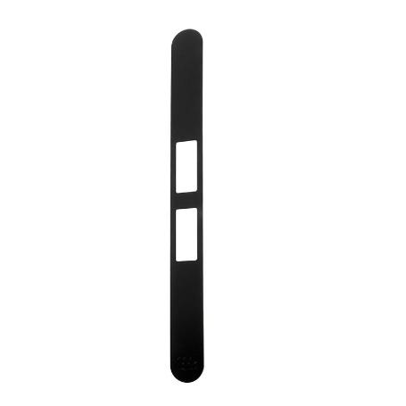 PLACA CERRADERO TOUCH CROMO SATINADO, BLANCO MATE, NEGRO MATE ACABADO NEGRO MATE