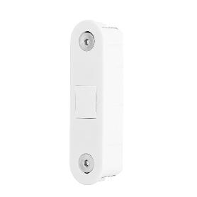 CERRADERO TOUCH PUERTA ALUMINIO GRIS R7036, BLANCO MATE, NEGRO MATE ACABADO BLANCO MATE