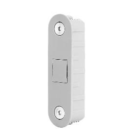CERRADERO TOUCH PUERTA ALUMINIO GRIS R7036, BLANCO MATE, NEGRO MATE ACABADO GRIS METAL