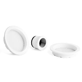 KIT TIRADORES RED. PTA.CORRED. BLANCO MADERA BLANCO MATE