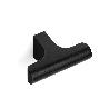 POMO ALUMINIO MODELO HIKONI 60X36 NEGRO CEPILLADO, LATON CAVA, BRONCE ACABADO NEGRO CEPILLAD