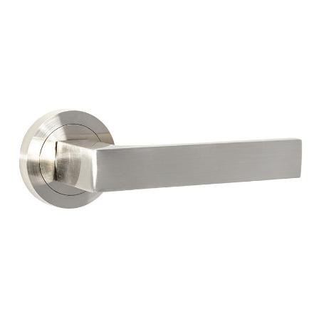 ROSETA ALUMINIO MODELO TENDAL Ø50 NIQUEL CEPILLADO