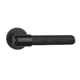ROSETA ALUMINIO GRAFILADA GAT Ø53 NEGRO MATE