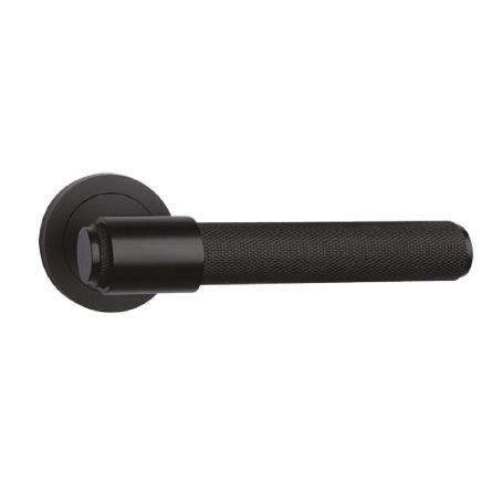 ROSETA ALUMINIO GRAFILADA GAT Ø53 NEGRO MATE