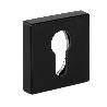 BOCALLAVE ZAMAK YALE Z CUADRADO 51X51 NIQUEL CEPILLADO, NEGRO MATE ACABADO NIQUEL CEPILLA