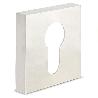 BOCALLAVE ALUMINIO YALE C CUADRADO 51X51 NIQUEL CEPILLADO, NEGRO MATE ACABADO NIQUEL CEPILLA
