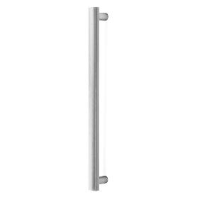 MANILLON MOON C384 L424 INOX LOOK, NEGRO CEPILLADO LATON CAVA ACABADO EFECTO INOX