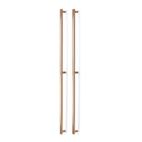 MANILLON MOON DOBLE C1056/528 L1096 INOX, LATON, NEGRO CEPILLADO ACABADO LATÓN CAVA