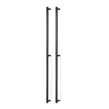 MANILLON MOON DOBLE C1056/528 L1096 INOX, LATON, NEGRO CEPILLADO ACABADO NEGRO CEPILLAD