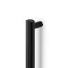 MANILLON MOON DOBLE C1056/528 L1096 INOX, LATON, NEGRO CEPILLADO ACABADO NEGRO CEPILLAD