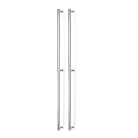 MANILLON MOON DOBLE C1056/528 L1096 INOX, LATON, NEGRO CEPILLADO ACABADO EFECTO INOX