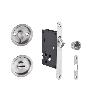 CERRADURA DE EMBUTIR PARA PUERTAS CORREDERAS IN.20.241.F CON TIRADORES - ACERO INOXIDABLE SATINADO